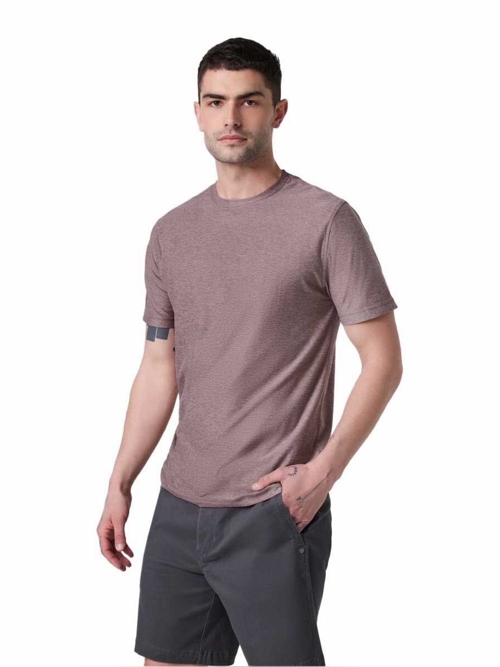 Vuori Brown/Mauve Short-Sleeve T-Shirt – L